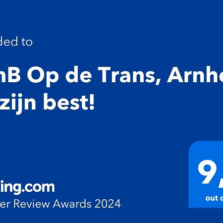 Benb Op De Trans, Arnhem Op Zijn Best! Dış mekan fotoğraf